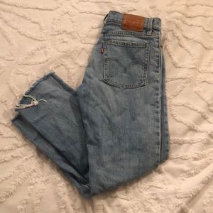 Levi's Wedgie Straight crop 27W 25L